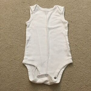 *last chance* (Like New) Carter’s White Tank Onesie